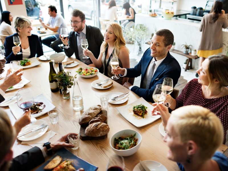 Food Buffet Catering Dining Eating Party Sharing Concept